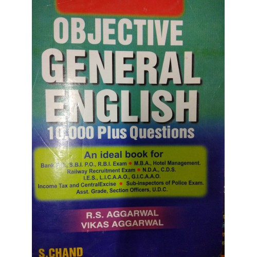 S. Chand's Objective General English for Competitive Exams by Dr. R. S. Aggarwal & Vikas Aggarwal